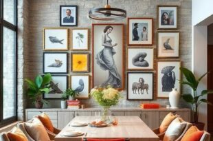 29 Inspiring Gallery Wall Ideas to Elevate Your Dining Space Aesthetics