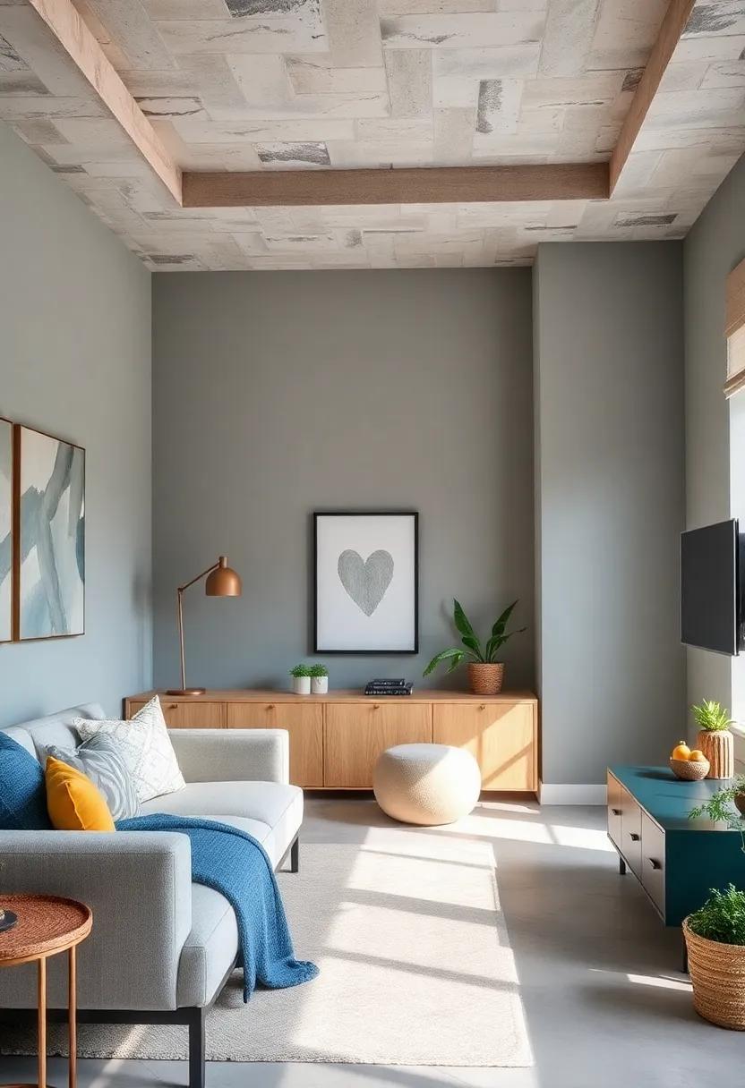 Soft Gray-Blue: Combine softness and sophistication with a gray-blue that balances warmth and coolness, perfect for a soothing space