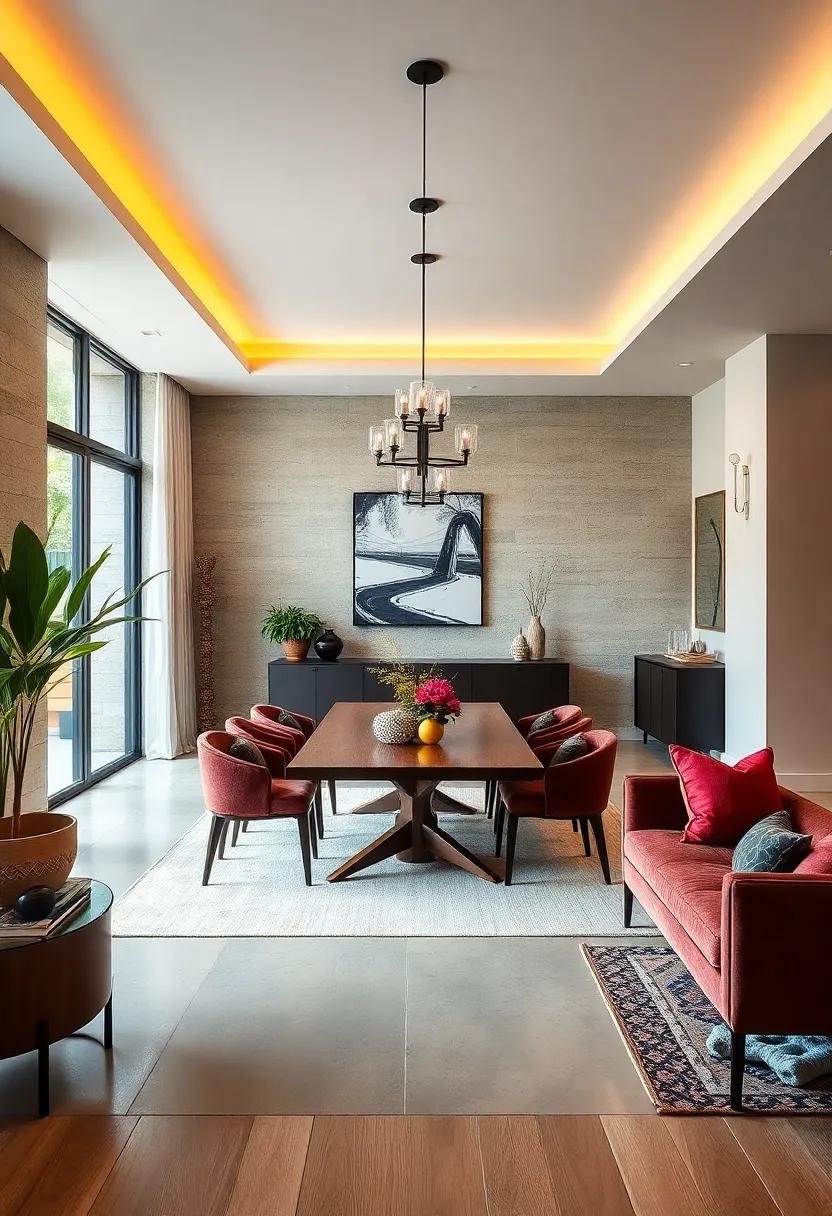 Subtle Textures Matter: Introduce various materials—like wood, metal, ⁤and textiles—to add depth and richness to your dining room