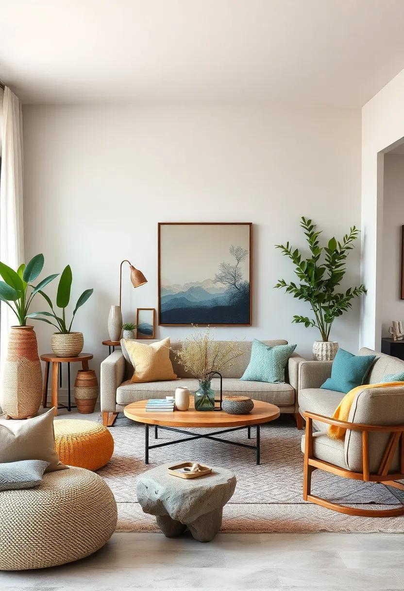 Nature-Inspired Decor: Incorporate handmade decor items crafted from natural materials like driftwood or stones to celebrate the beauty of nature