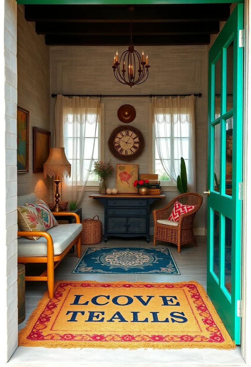 Unique Door Mats: Make a memorable first impression with a handcrafted door mat featuring quirky designs or heartfelt messages
