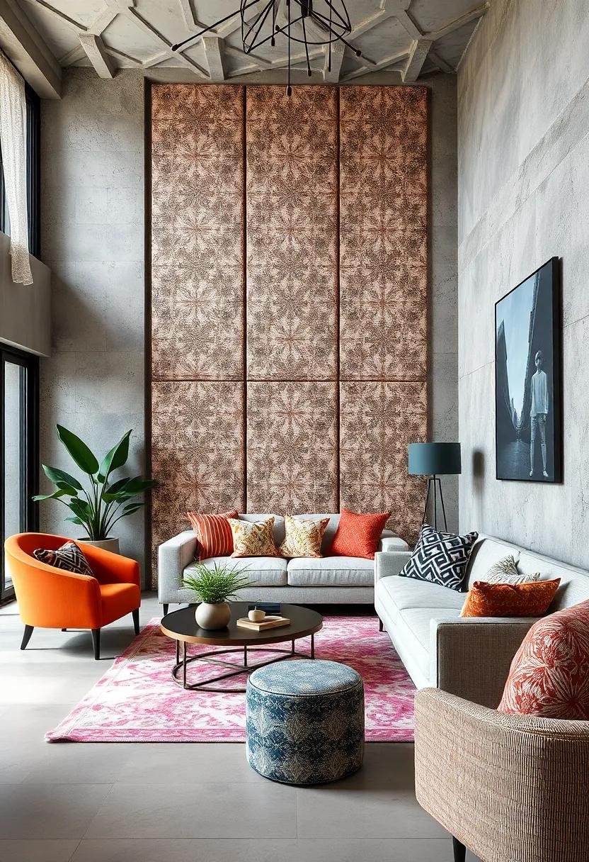textured ⁤Wall‌ Panels: Install fabric-covered ⁣wall panels to add warmth and texture,​ while maintaining the eclectic vibe