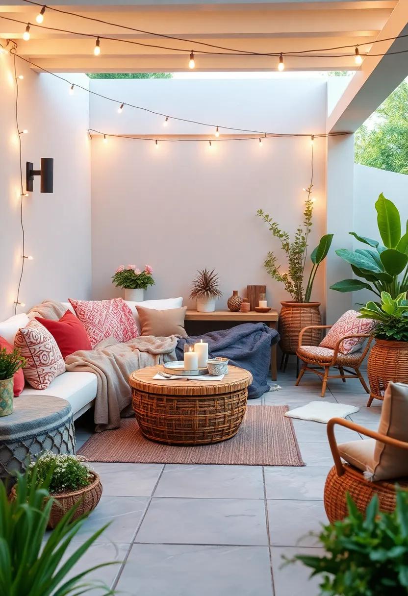 Patio Sleepover: Set up a cozy sleeping area outdoors with plush blankets and fairy lights, transforming your patio into a dreamy sleepover spot