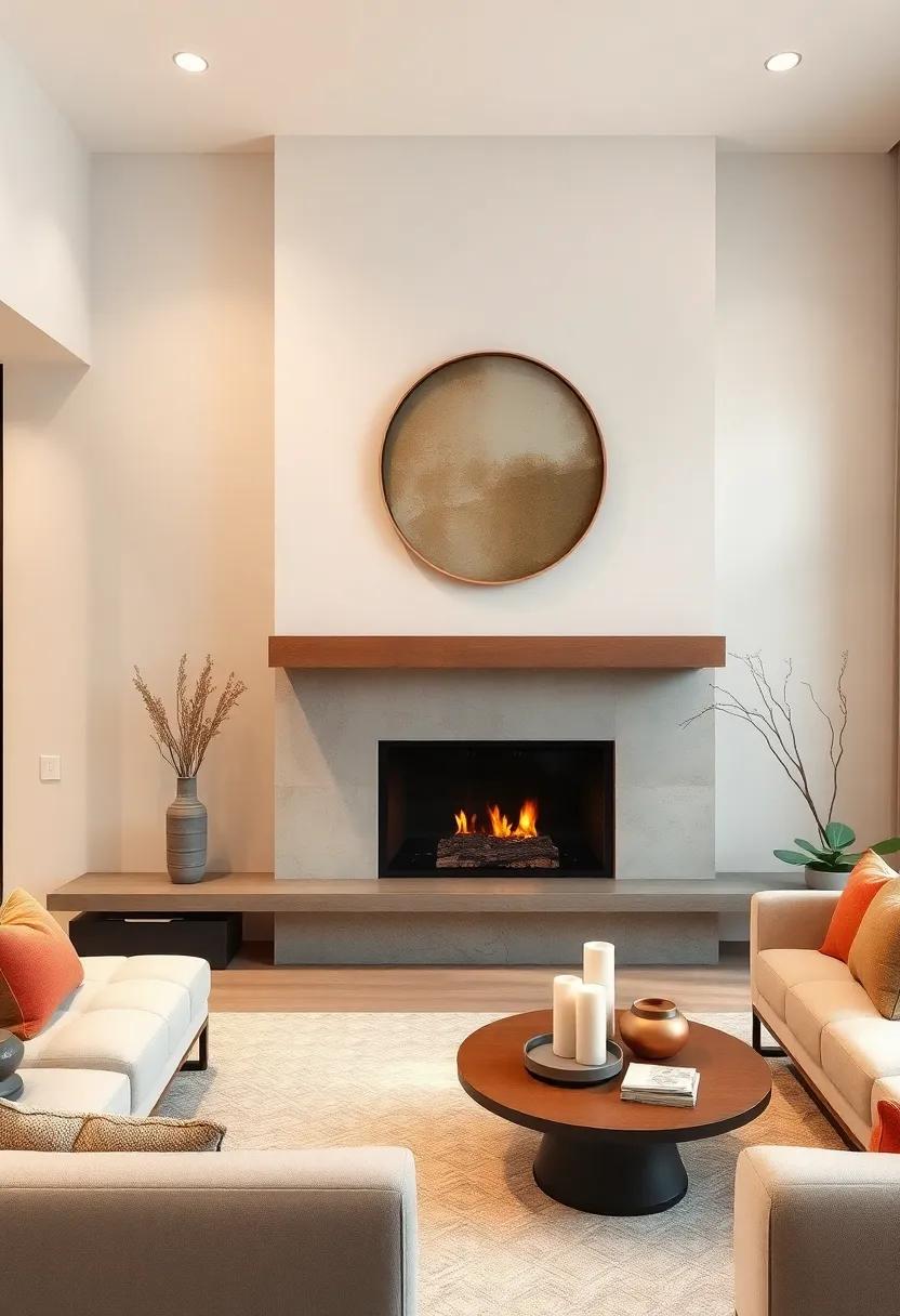 Floating Glass Shelf: Install‍ a glass floating⁤ mantel for ‍an ultra-modern look that allows the ​fireplace to be the star of the show
