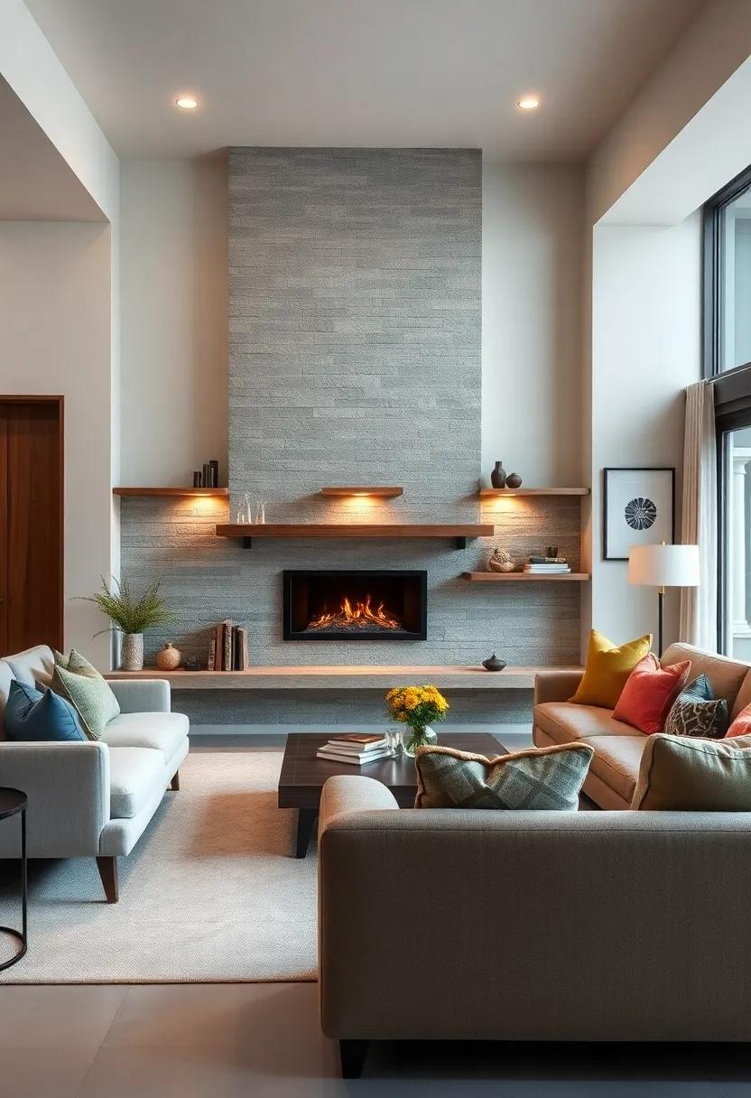Incorporate Built-In⁣ Shelving:‍ Enhance⁢ functionality by combining a floating mantel‌ with‌ integrated shelving for books and decorative pieces