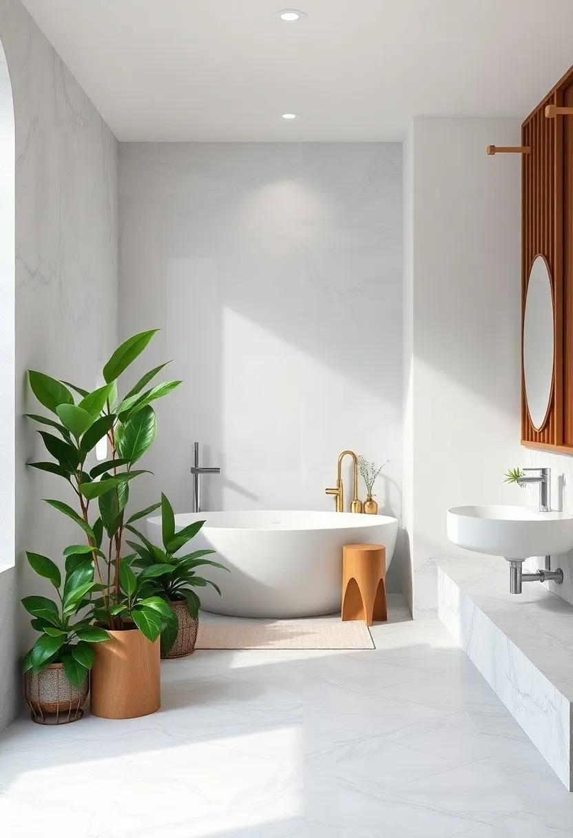 Lush Greenery: Frame your ⁤white and​ gray scheme⁣ with‍ lush green​ plants, adding vibrancy and life to your space while ⁢enhancing‍ the calming‌ palette