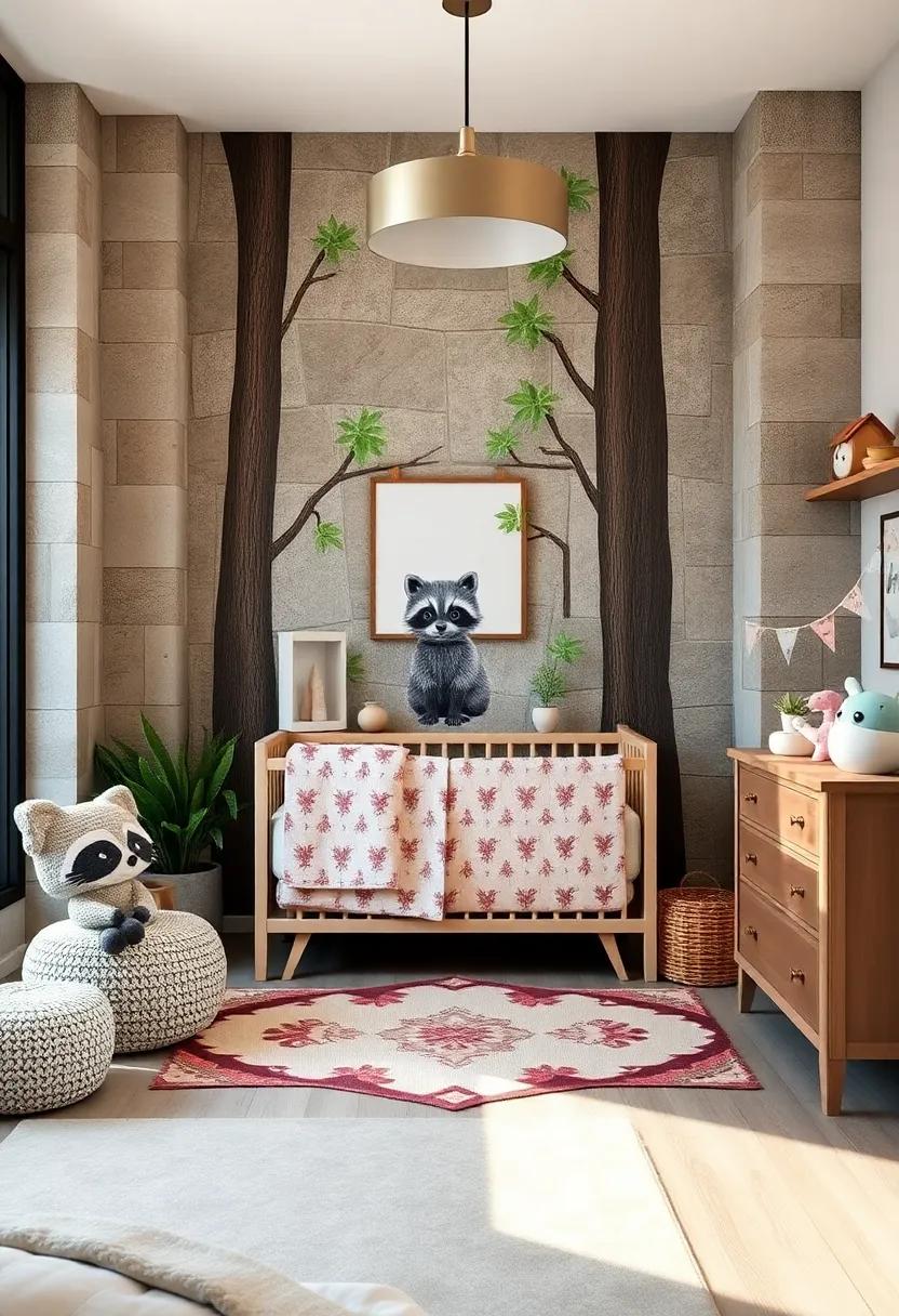 Curious ⁢Raccoons: Decorate with playful ​raccoon designs that instill curiosity, inviting‍ your baby girl to explore her ⁣world