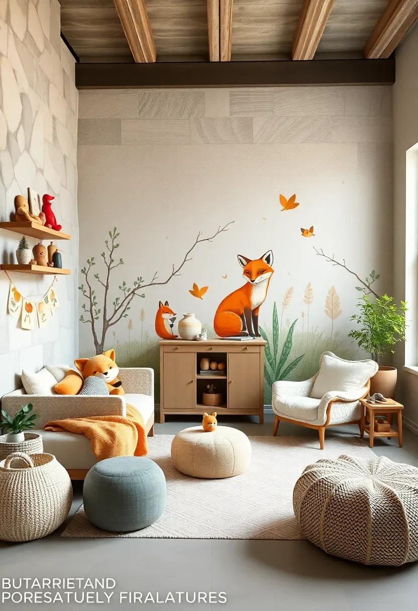 Whimsical Foxes: Adorn the ⁣walls with charming fox illustrations,⁢ embodying curiosity and playfulness, ⁤perfect for sparking ‌imagination
